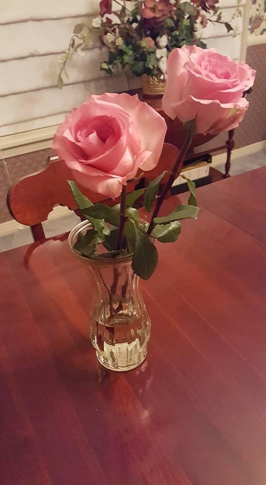 Thank you, dear Delta Kappa Gamma sisters, for honoring each of us who are breast cancer survivors with the beautiful pink roses during this Awareness Month.