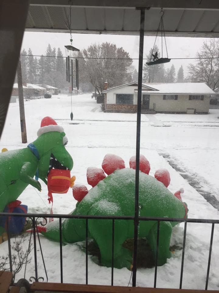 The weather outside is frightful, but inside it's so delightful.....