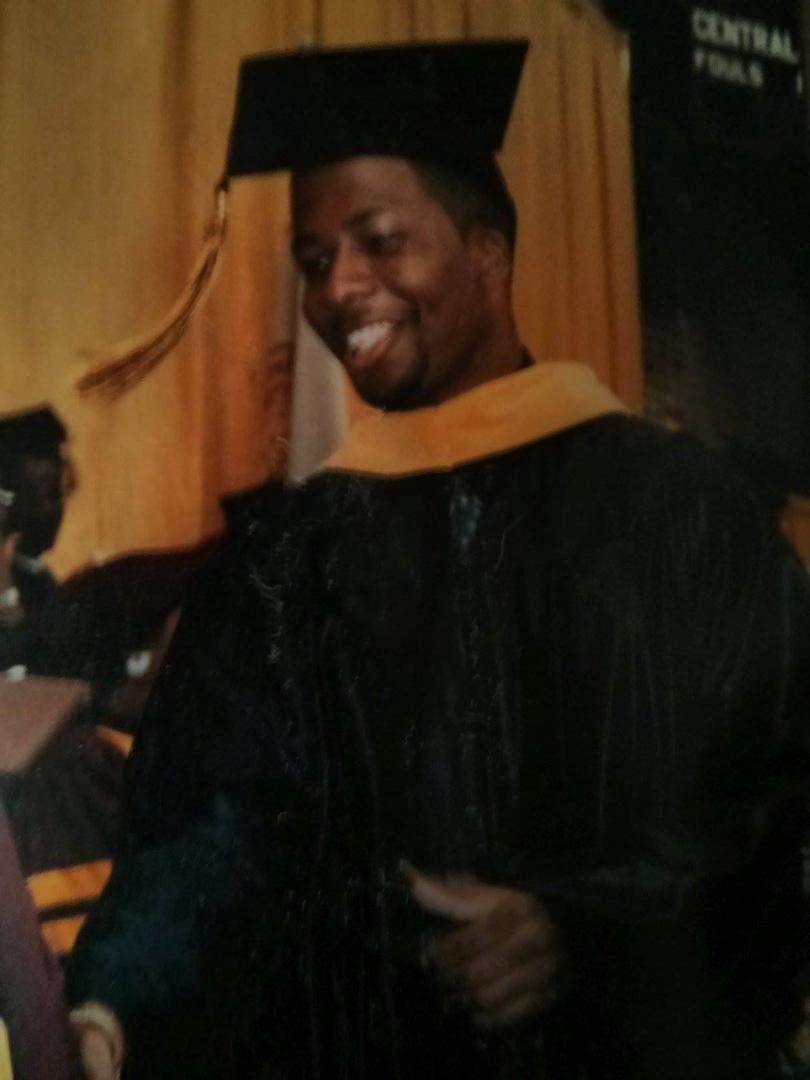 Jeffrey Johnson graduation from Central State