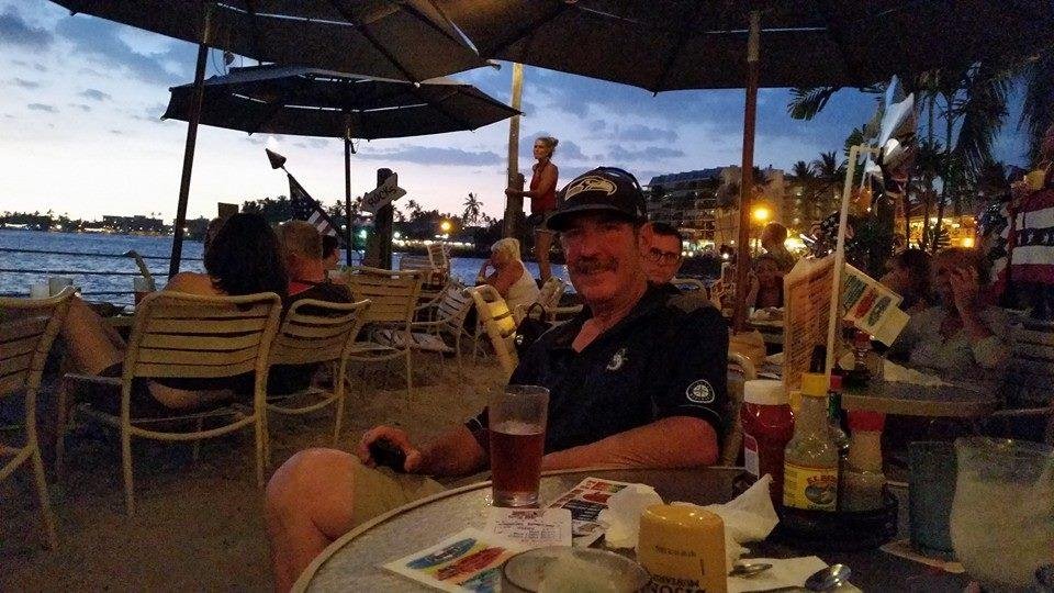 Waiting for the fireworks on Kahlua bay