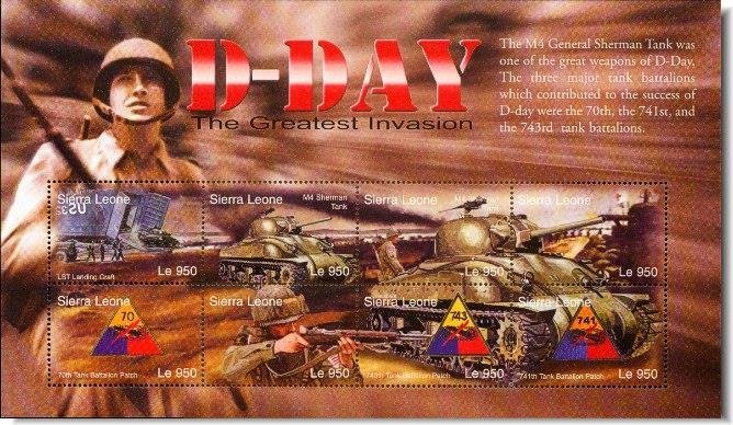 My uncle landed at Normandy on Jun 6, 1944 with the 743rd tank battalion. He won the Purple Heart and Silver Star