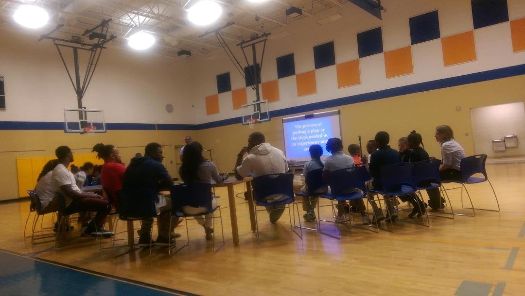 Go Bond Hill 4th graders!! Bond Hill 4th graders vs Winton Woods 4th graders in Jeopardy. 7 members of the Bengals football team are the judges. Fun for all!! This event was sponsored by Envision Children.