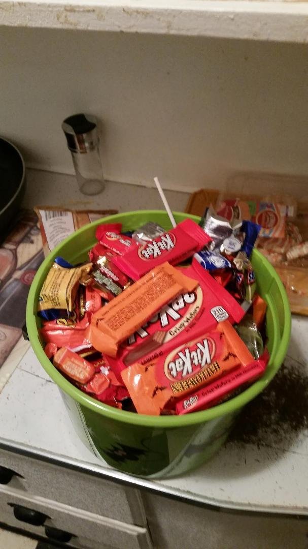 I think jacob really good this year for Halloween we have anuff candy to last a month