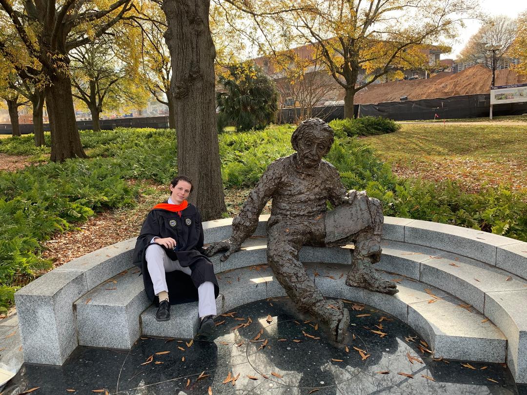 Heavy thinkers hanging out together at Tech!