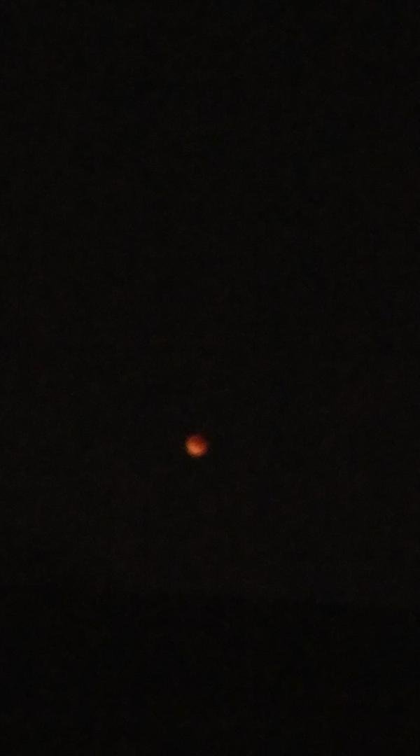 5:30 A M west coast view of blue/blood moon.