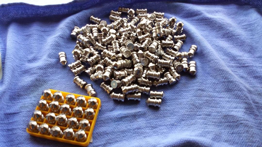 Just made 150 rounds of 50 cal. 370 grain Maxi-Balls for the muzzleloader - you think I can hit something with that many???? - jury's out lol