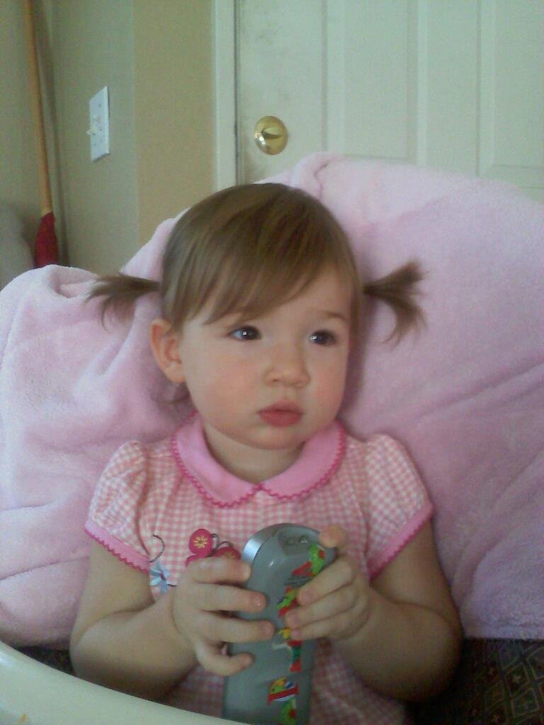 So serious watching Sesame Street!