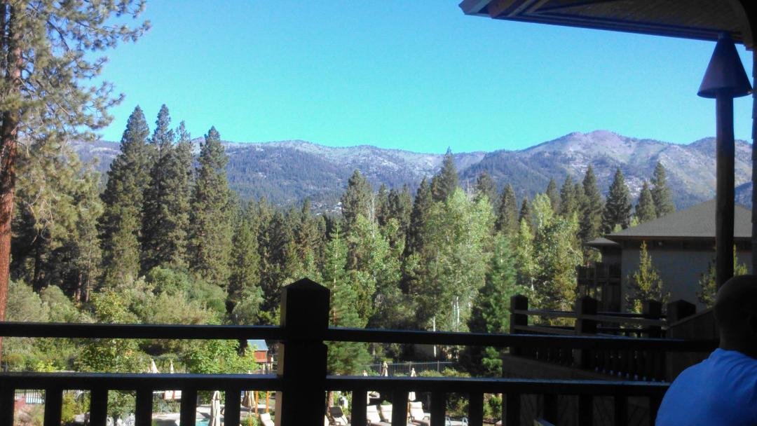 View during breakfast