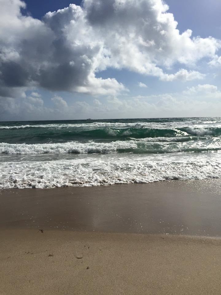 Nothing more peaceful and centering than sitting calmly by one of nature' s most powerful creations.. The ocean... Puts so much in perspective