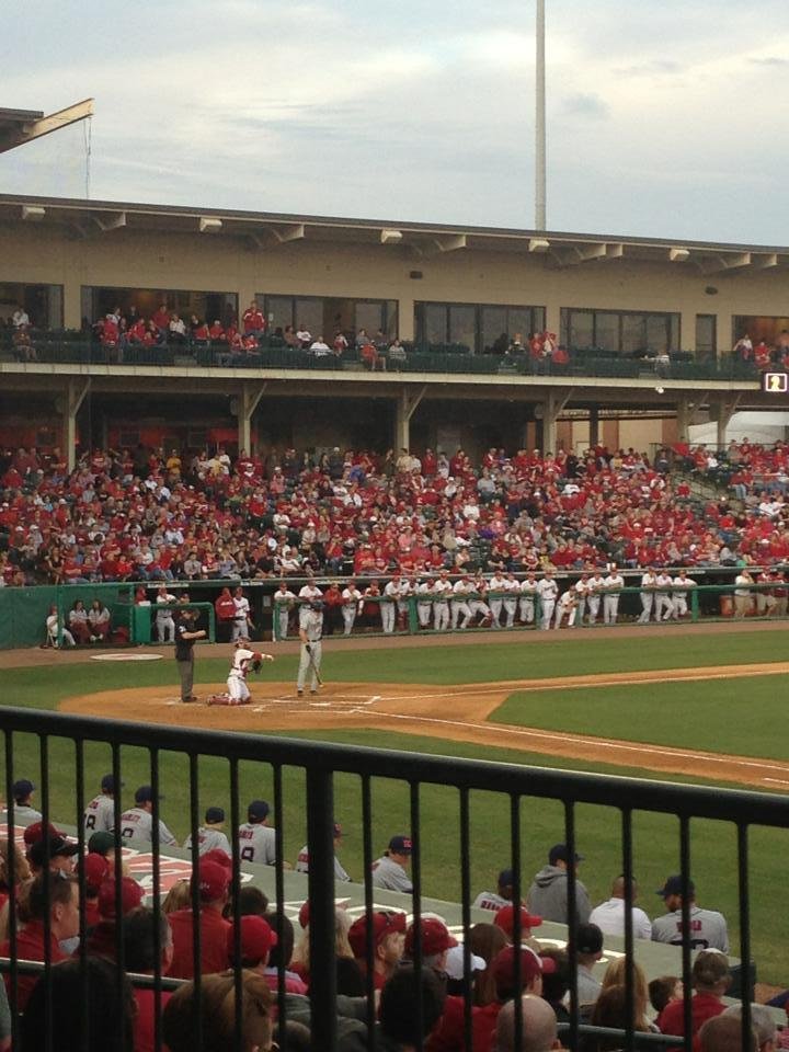 Great night for baseball ....Go Hogs!!!!
