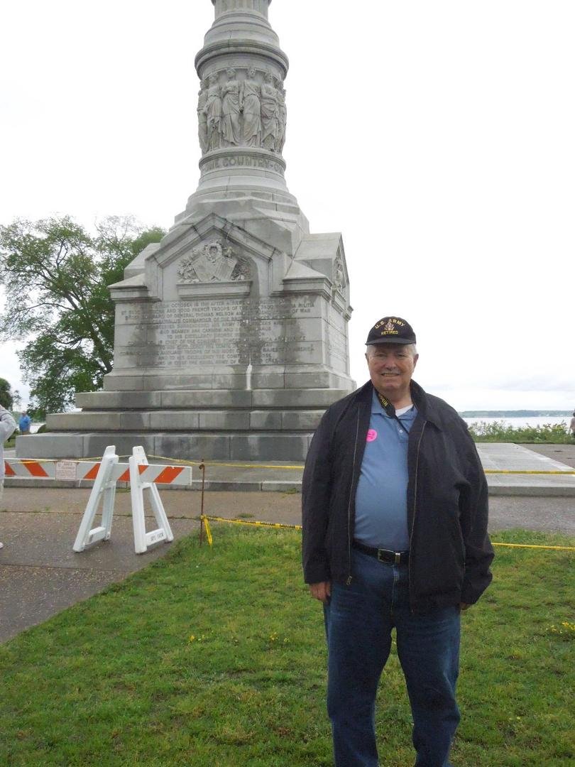 Russ and I visited the Yorktown Revolutionary War Victory monument today.