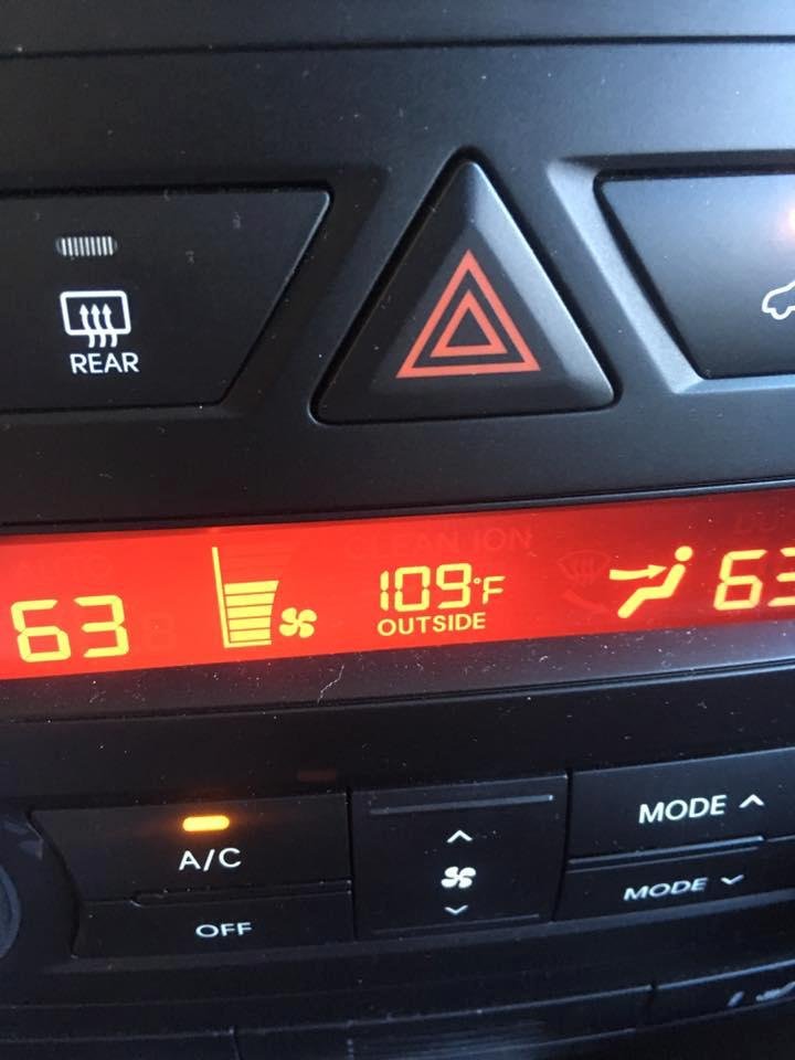 Just a check up but had to share the outside temperature 😳