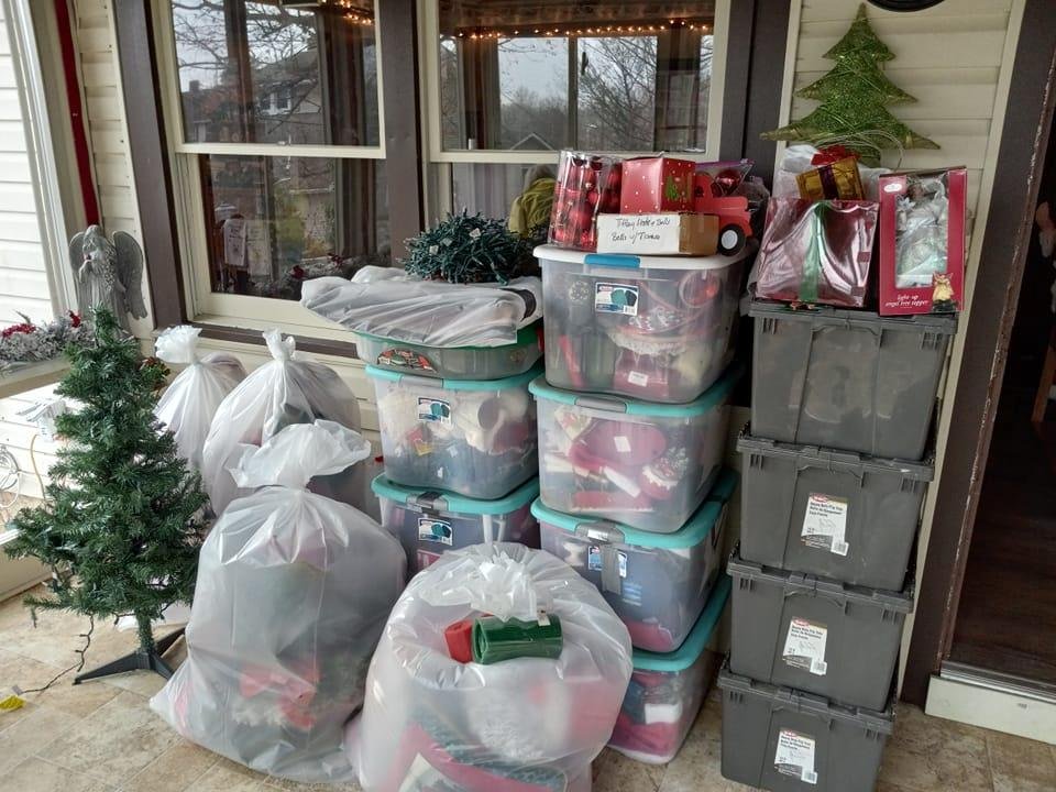 Christmas is finally over. All packed up and ready to store away for another 11 months.