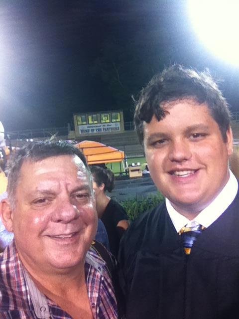 Well Hank finished phase 1, graduation from High School now on to college, long night last night, 450 + graduates last night. A lot I knew from coaching baseball, soccer and scouts which was nice. Sat with friends hadn't se