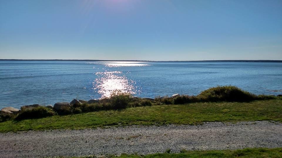 Sebim Beach at high tide