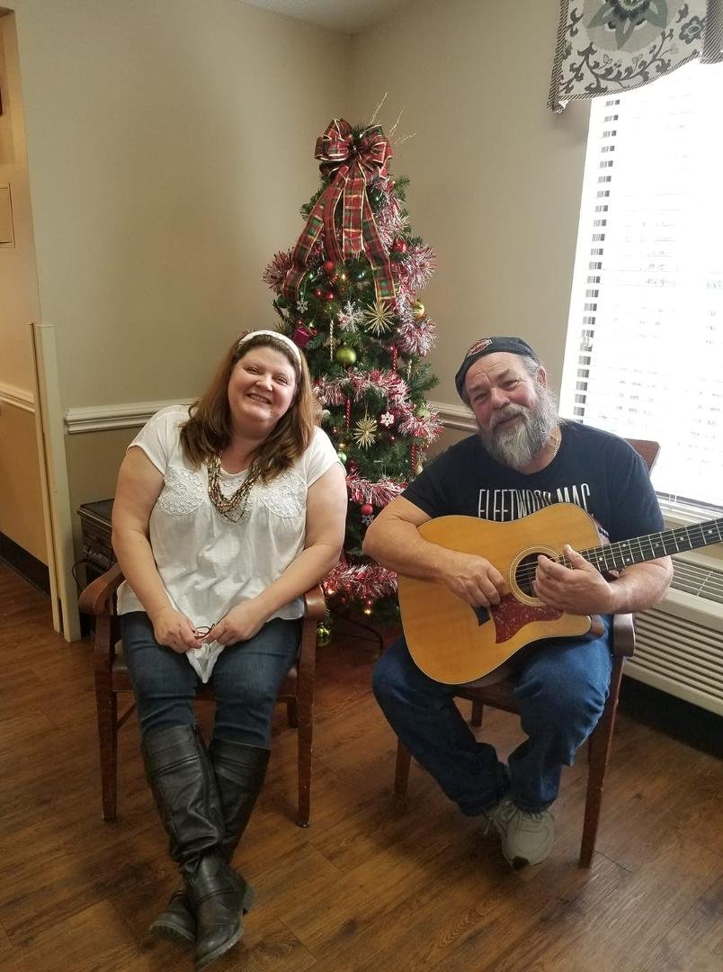Got to send some quality time with some very special people at Four Oaks Nursing Home.Awesome! Merry Christmas!