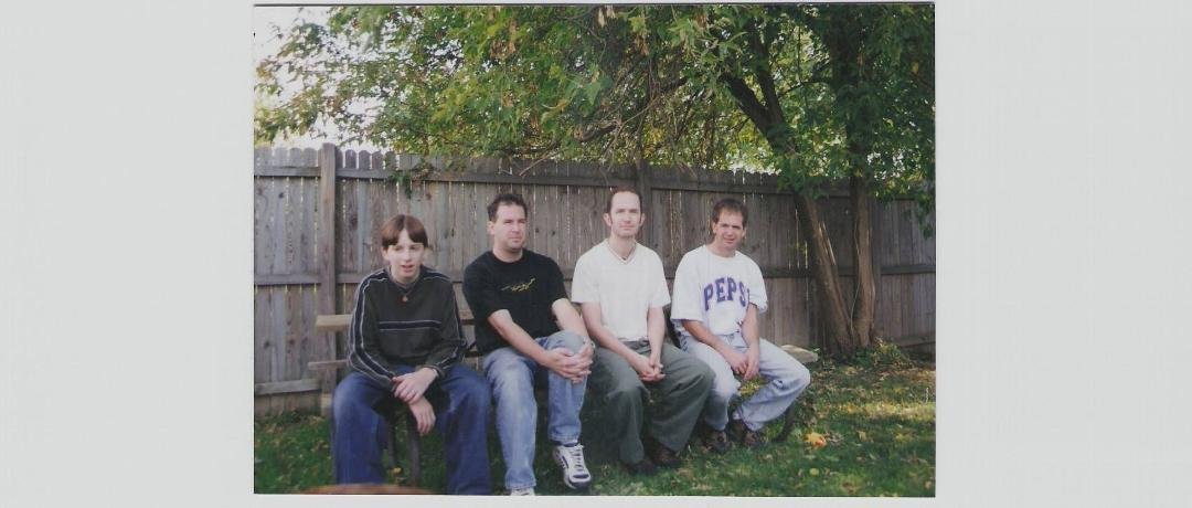 At Jeff's house on Woodman Ave.