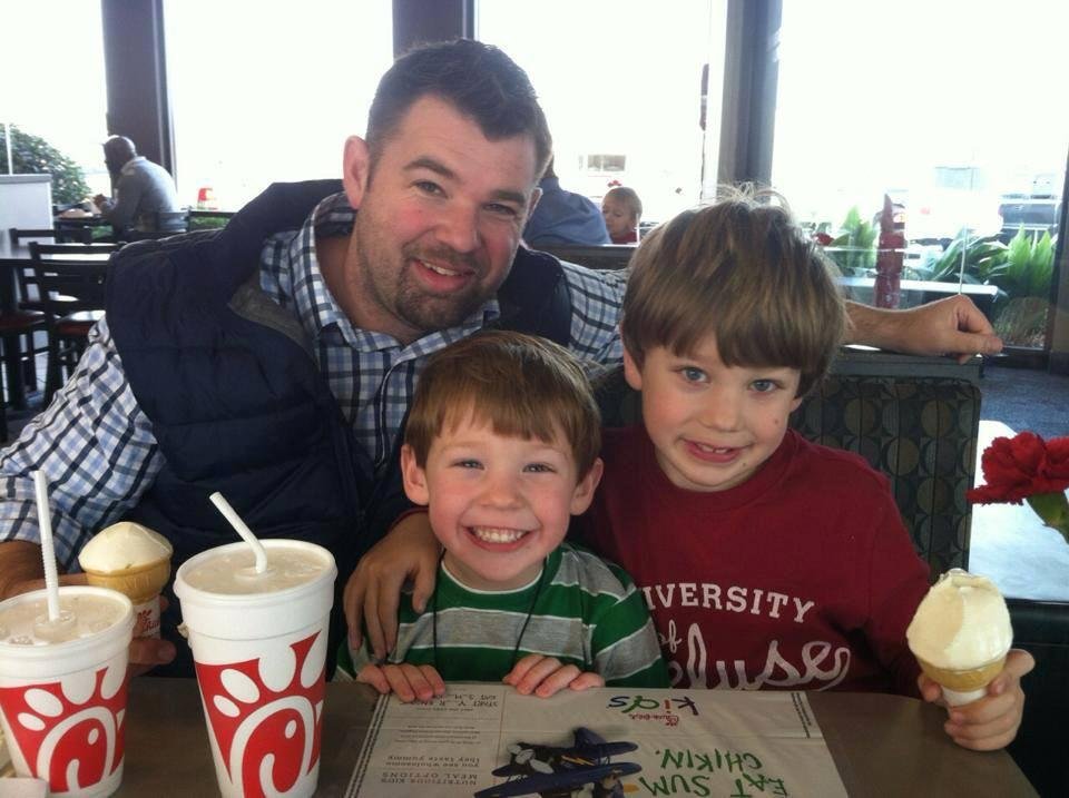Happy Father's Day to my son Keith Kellum - thank you for being such a good daddy to my grandsons!