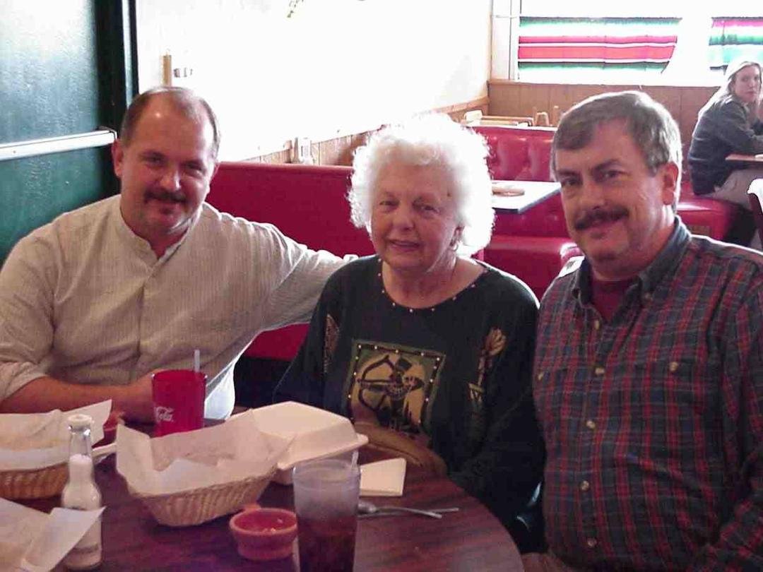 Happy Mother's Day! My Mom "Teeter" and her boys.
