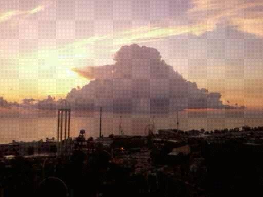 Gerald Scott's album, Storm moving in on Lake Erie
