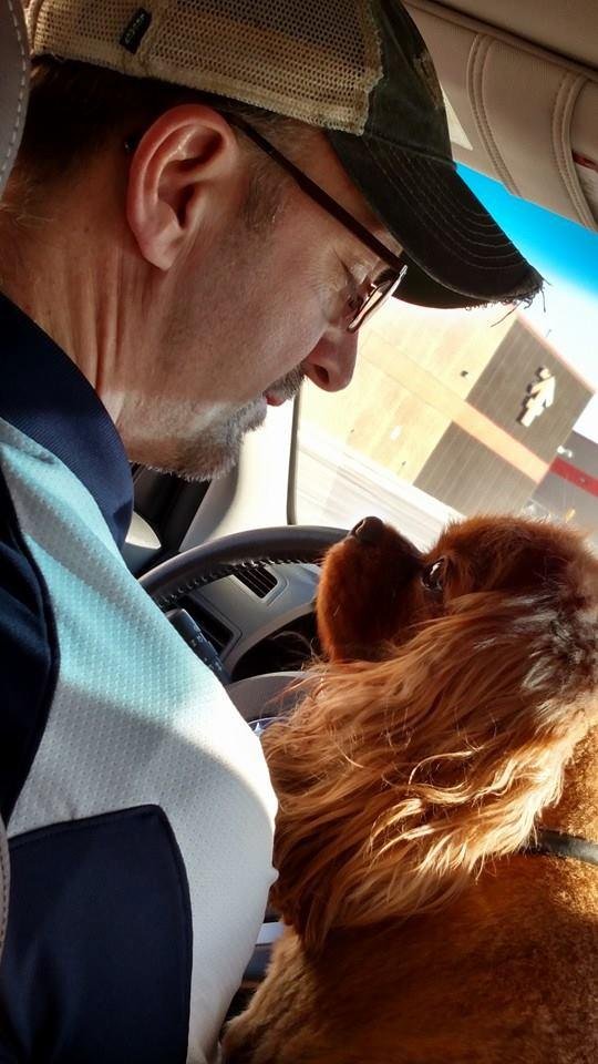Tucker trying to convince dad into letting him drive.