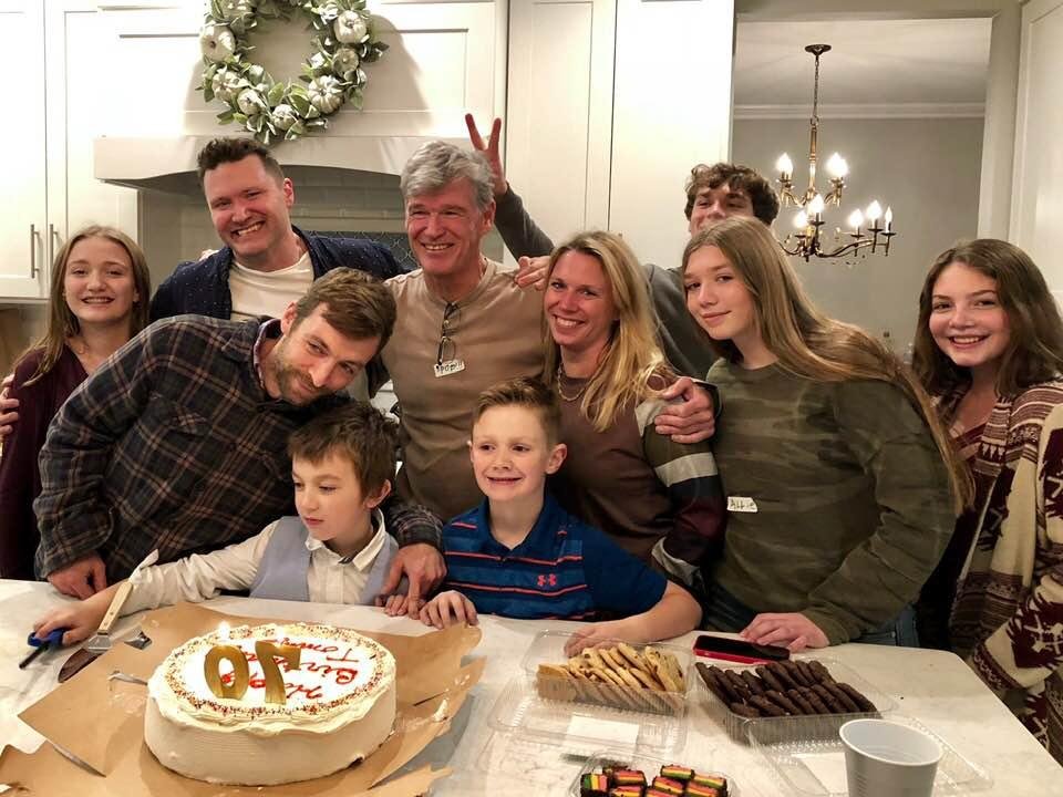 If you have to turn 70 it’s great to have your kids and grandkids celebrate with you