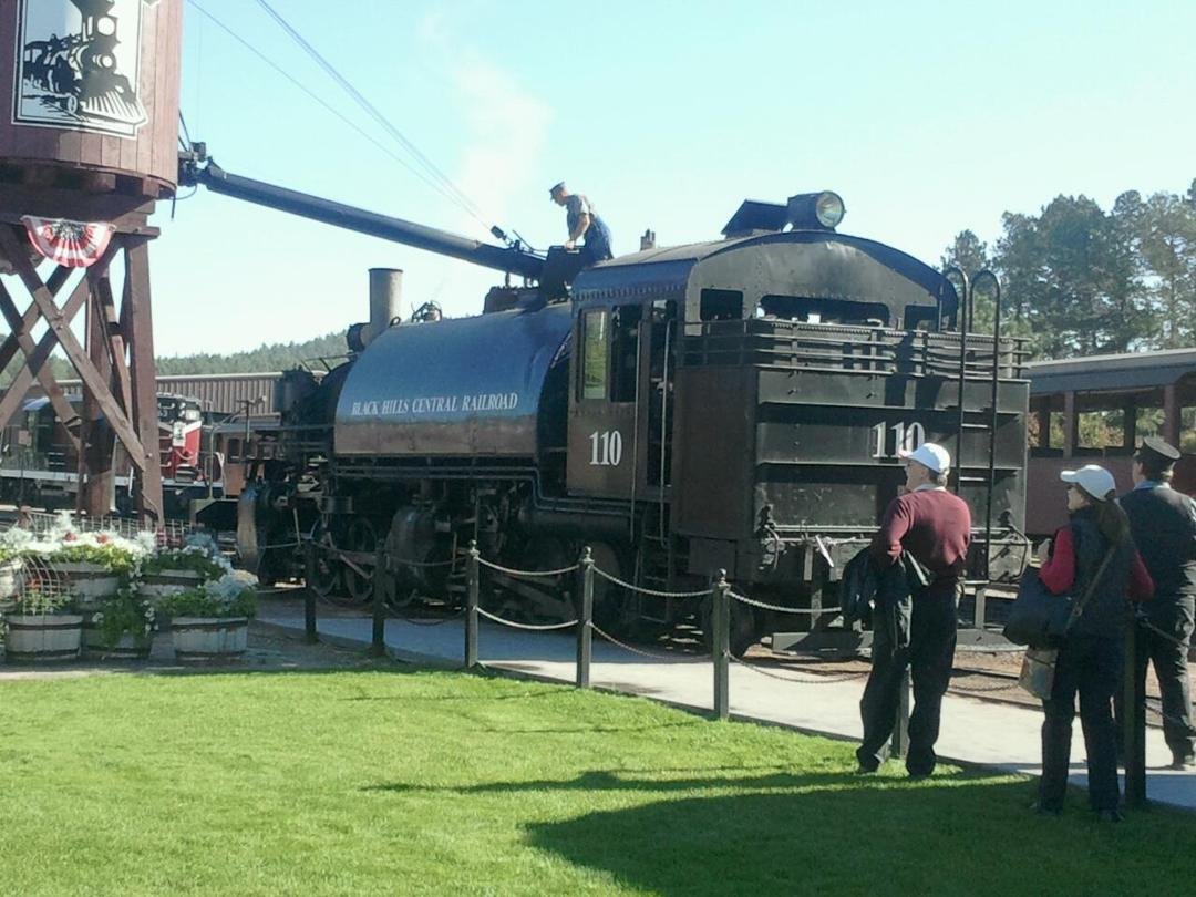 Train station in Hill City Ed. Great trip