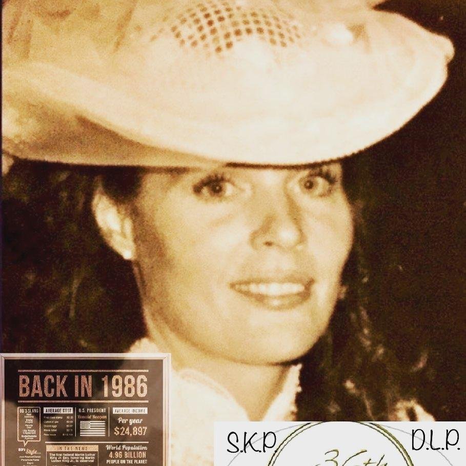 36 years ago today, this beautiful young lady became my wife …😊