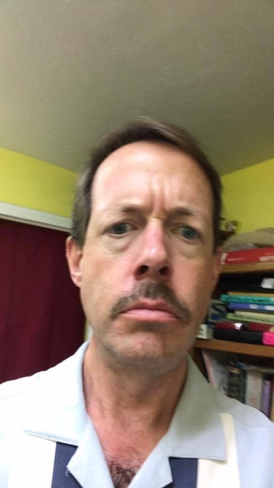 Ran across this pic today of me when I had a mustache. Remember my mustache? What do you think of my mustache?