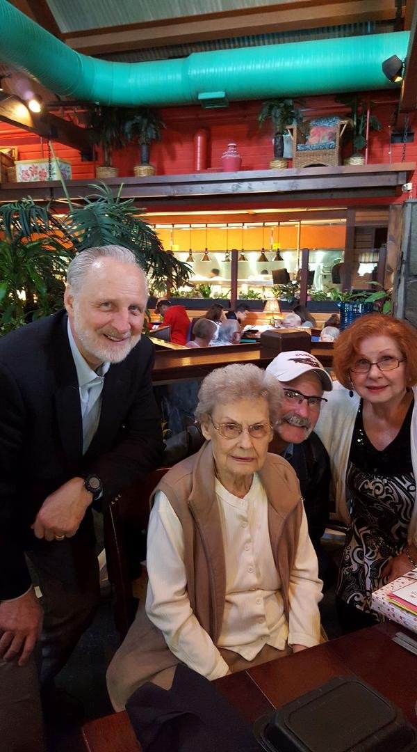 My brothers and I honored our Mom with a lunch at Bahama Breeze.