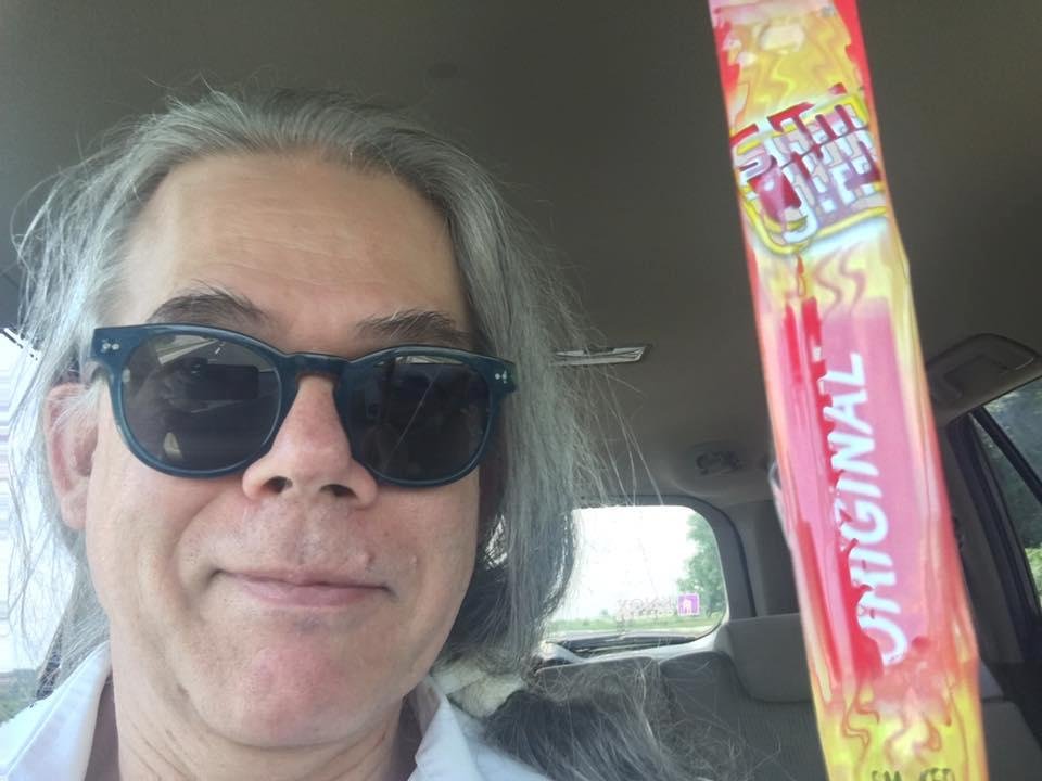 We always eat the best while on the road.