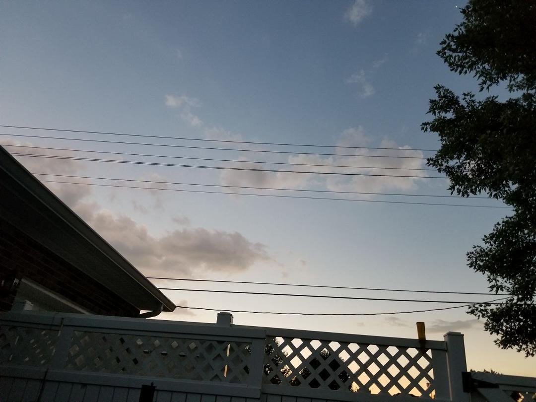 About 5 minutes before eclipse.
