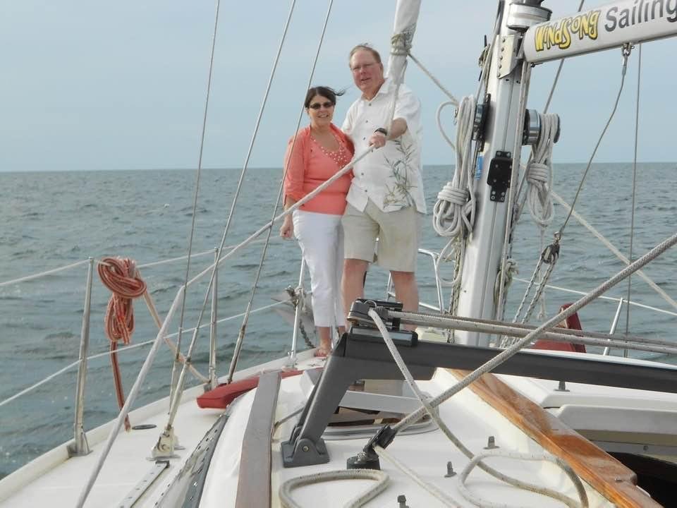 Jim and Terri’s true love ......sailing in Australia. 🌬⛵️
