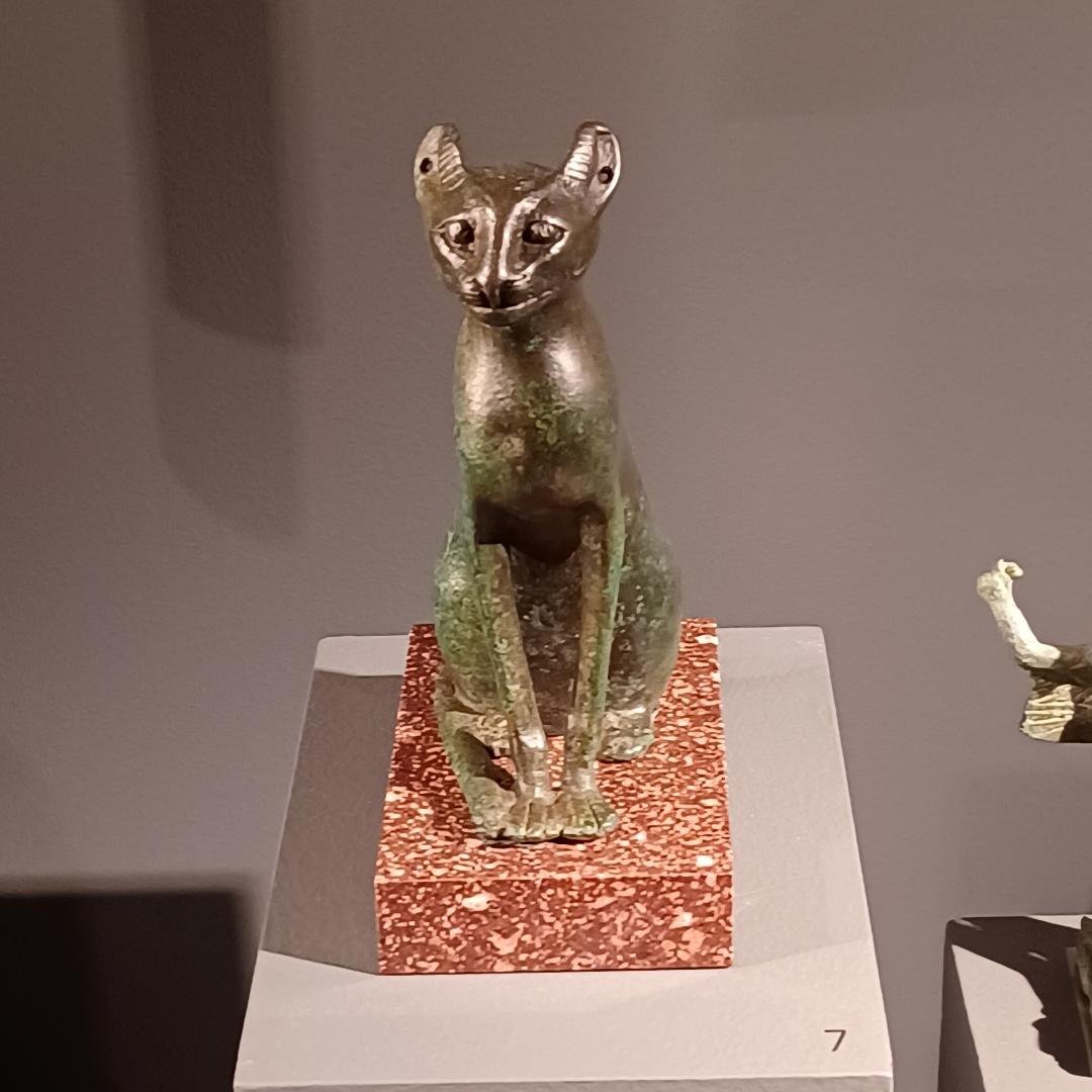 Bronze Cat, Egypt, Third Intermediate Period, ca 1075-656 BCE.
Michael C. Carlos Museum, Atlanta.