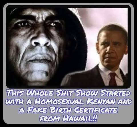 never forget what this black clown did to the United States and Trump.
