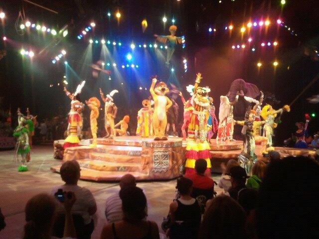 At "Festival of Lion King" musical.