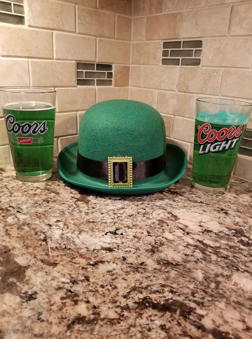 Our green beer for St. Patrick's day! 
Have fun and Everybody be safe.