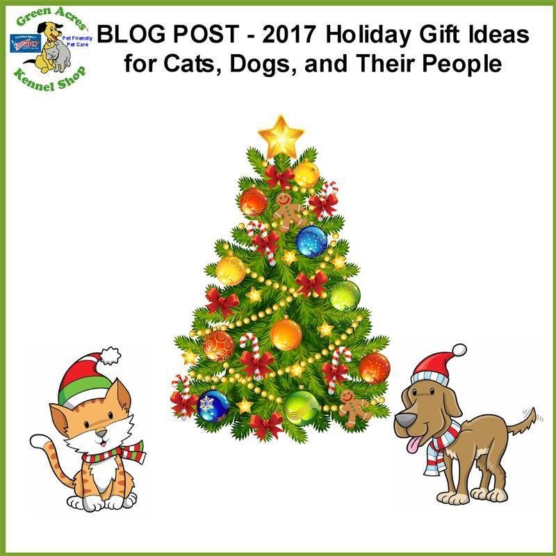 PLEASE SHARE: Are you looking for holiday gift ideas for your pets or people you know with pets? Checkout these gift ideas from Green Acres Kennel Shop at http://www.greenacreskennel.com/blog/2017/12/06/2017-holiday-gift-id