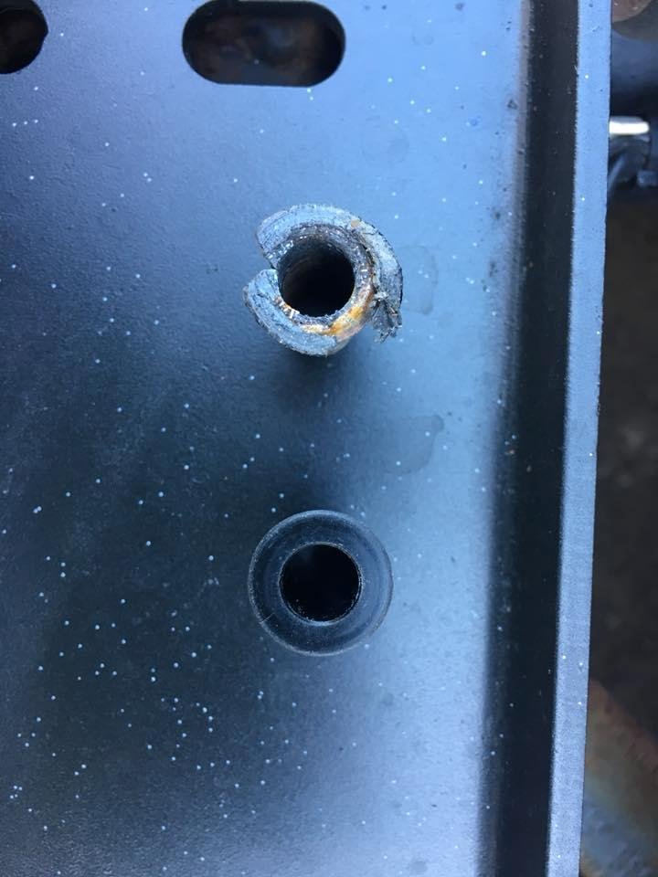Fortunately, these were easy to replace even if it was 30° weather.