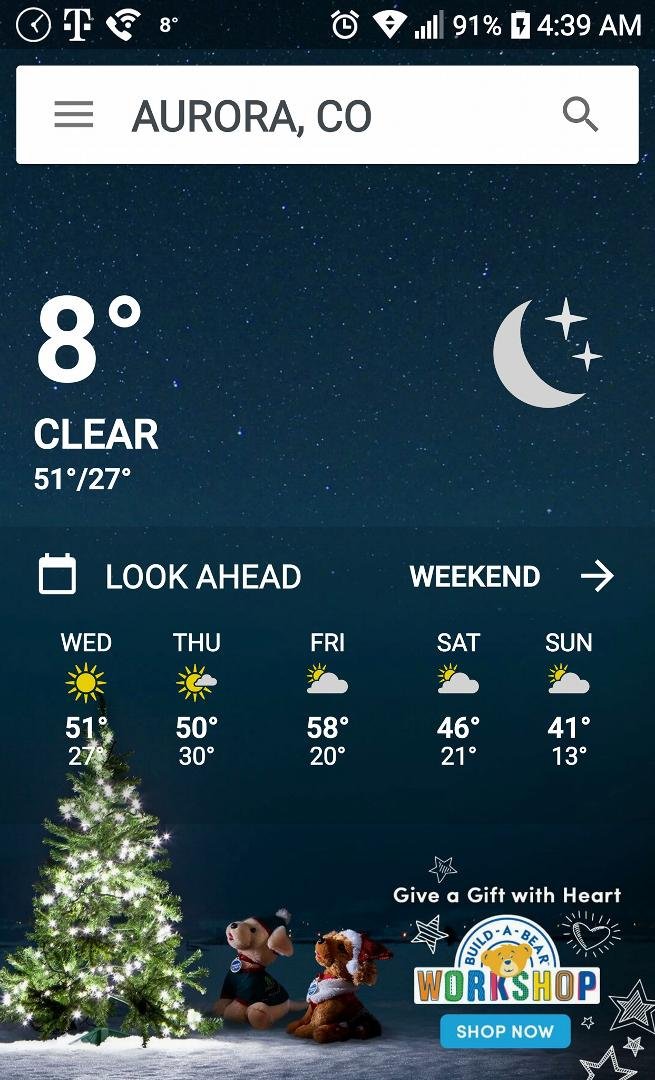 Cold this morning but it's suppose to get in the 50's today.