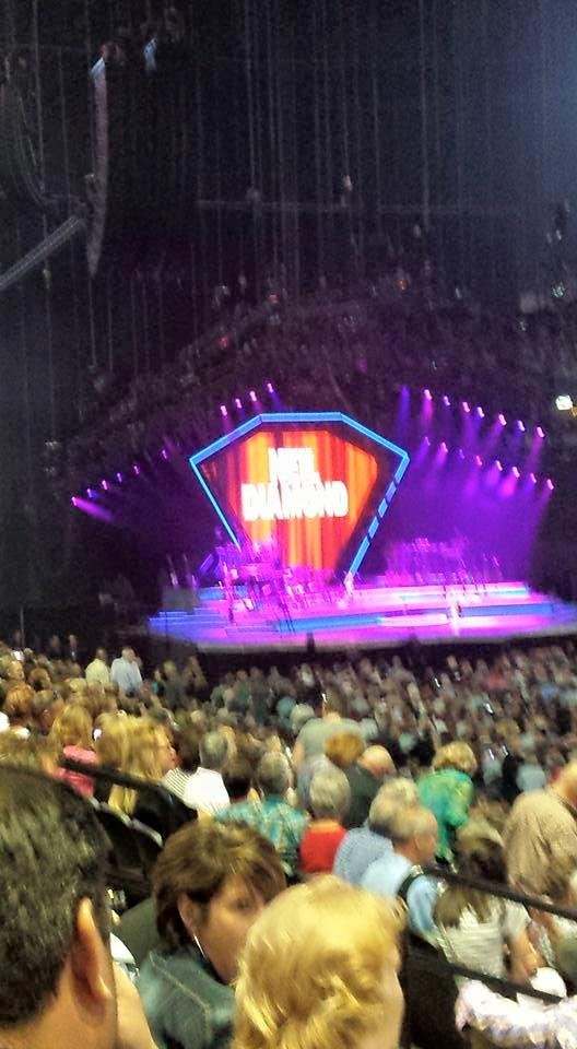 Waiting for the show.