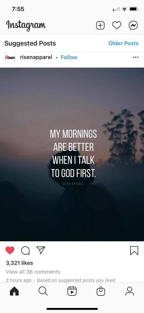 My daily morning FaceTime reading one chapter out of the Bible every day definitely makes a difference!!! And I have 7+ years of experience with it! 😊