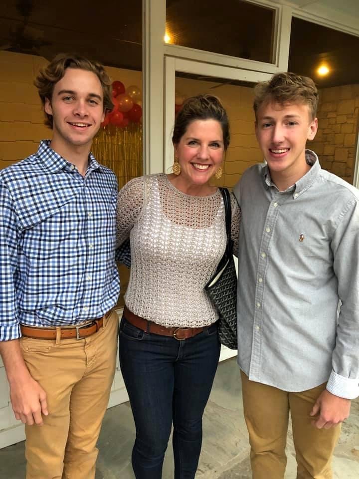 Thank you Tina Hopkins for being Luke’s favorite first grade teacher and always seeing the glass half full!