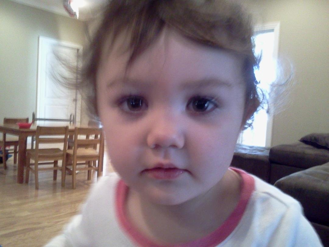 My youngest grandbaby, Skylyn, 1 and a half yrs old.