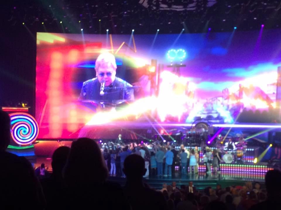 Saw a great show with Elton John last night in Las Vegas!