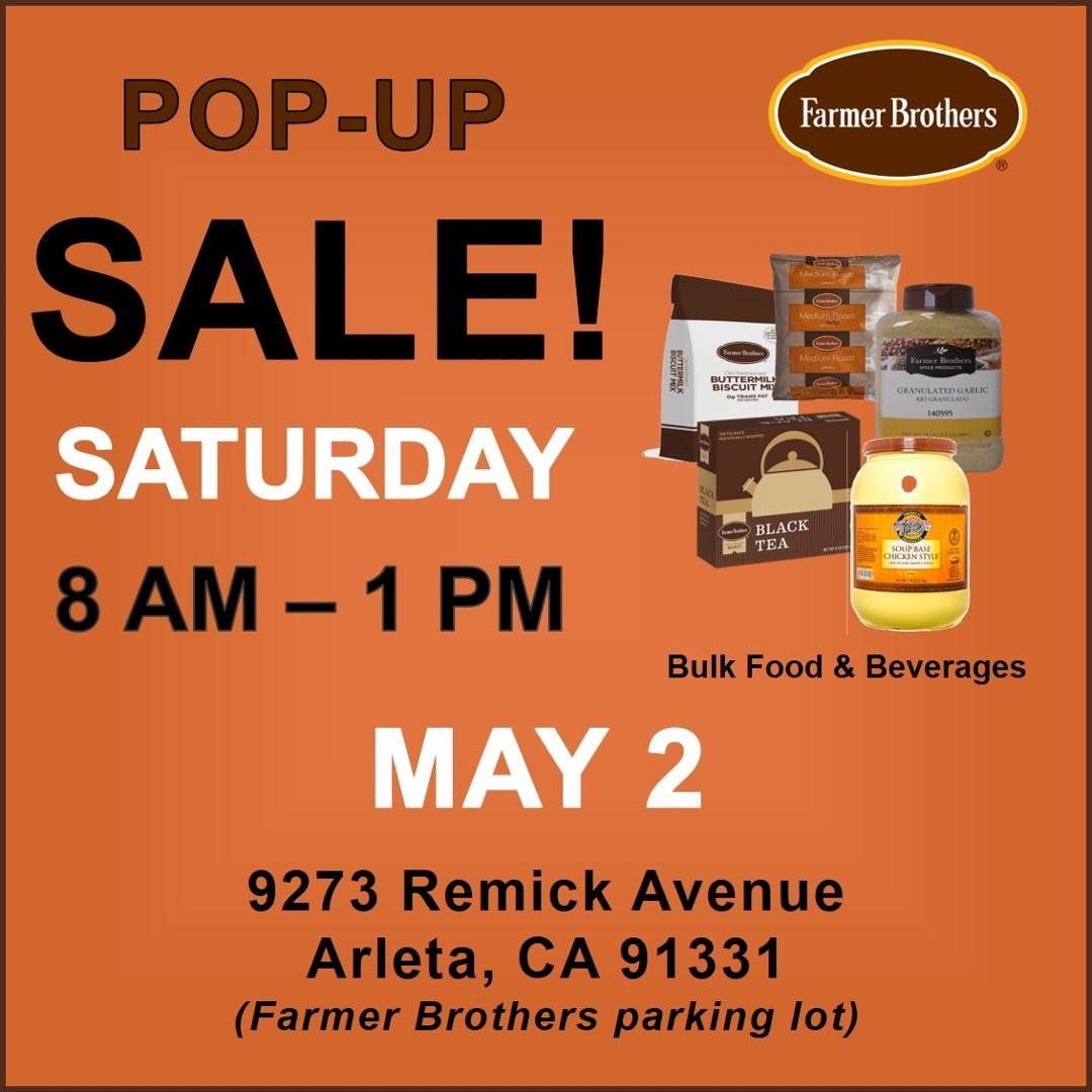 Arleta and the San Fernando Valley and surrounding communities.
This Saturday, May 2nd from 8:00 am to 1:00 pm we are having a Pop-Up Sale at 9273 Remick Avenue, Arleta, California 91331
Don't miss out on this opportunit