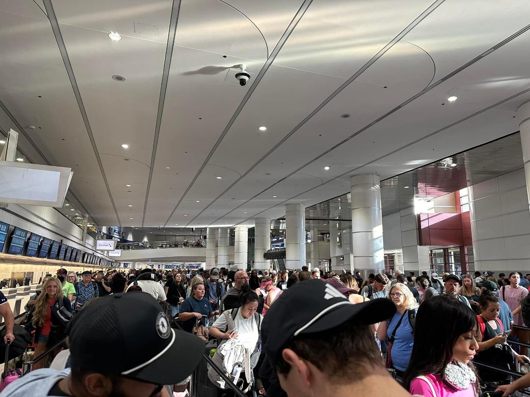 Airport quite busy as always. Glad I got here early.