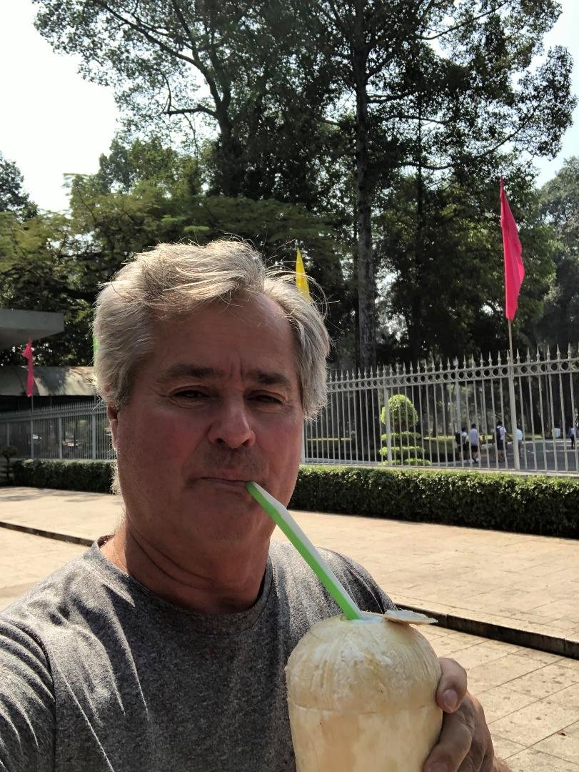 Bit late but I will take on the challenge. This is me in Viet Nam. (Last Year)