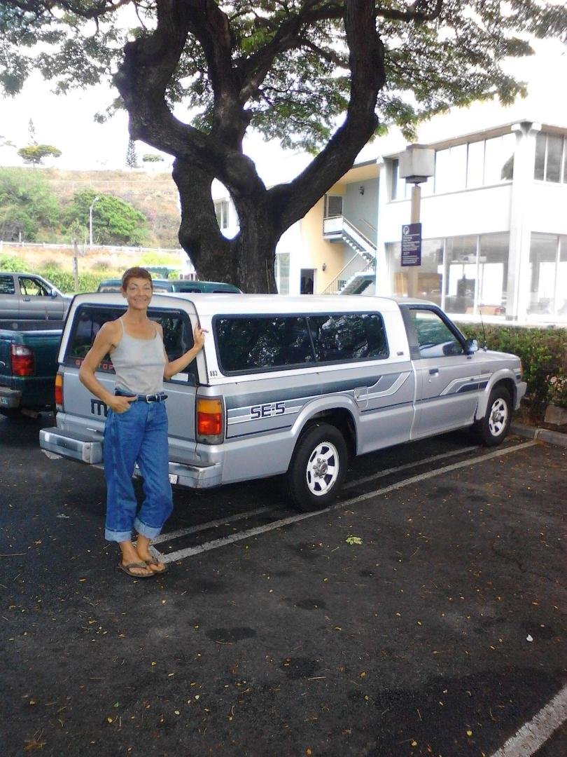 Thanks to the wonderfully professional and friendly service of GEICO.....I am now driving a Mazda truck.......
Satisfied and excited to have a vehicle that requires no repair! :-$
Mahalo Aloha Island Autos....Micky was my