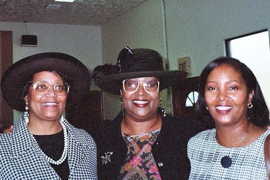 "Worshipping God in Spirit and in Truth" I have my two lovely sisters together with me on the Lord's Day.